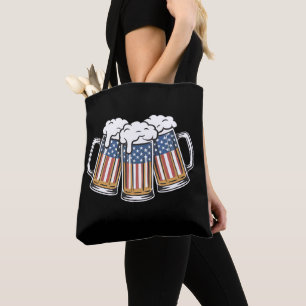 Bier 4. Juli Amerikanische Flagge US Vintage Retro