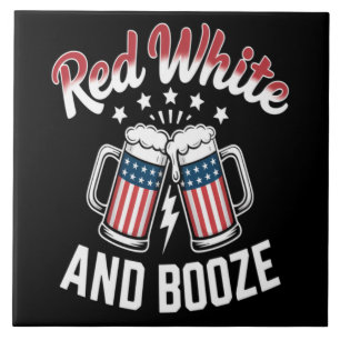 Bier 4. Juli, Patriotische Party Fliese
