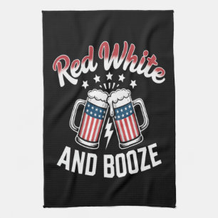 Bier 4. Juli, Patriotische Party Geschirrtuch