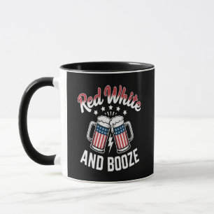 Bier 4. Juli, Patriotische Party Tasse