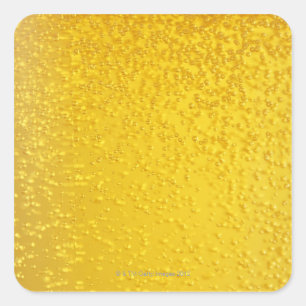 Bier 4 quadratischer aufkleber