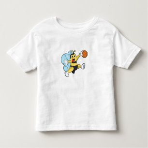 Bier als Basketballspieler mit Basketball Kleinkind T-shirt