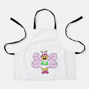 Bier als Krankenschwester mit First ait kit Schürze