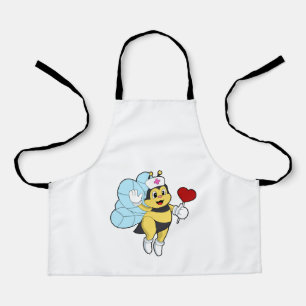 Bier als Krankenschwester mit Herz.PNG Schürze