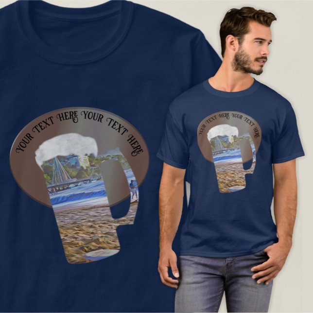 Bier am Los Muertos Beach 786 T-Shirt (Von Creator hochgeladen)