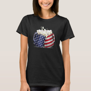 Bier American Flag 4. Juli Männer Frauen Merica U T-Shirt