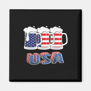 Bier American Flag 4. Juli Merica USA trinken Magnet