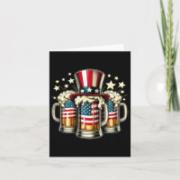Bier American Flag USA 4. Juli Party trinken