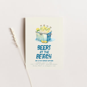 Bier an der Party Einladung