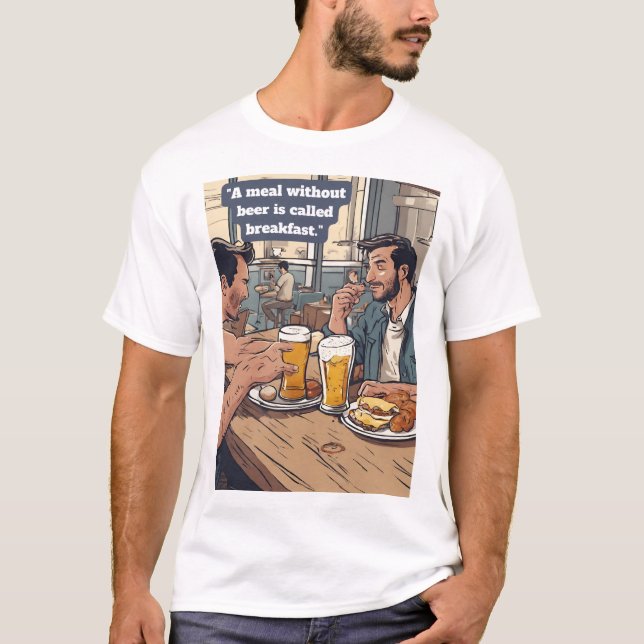 Bier-Angebot T-Shirt (Vorderseite)