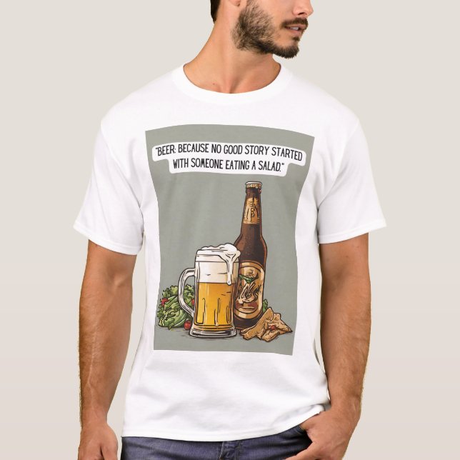 Bier-Angebot T-Shirt (Vorderseite)