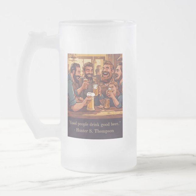 Bier-Angebote Mattglas Bierglas (Links)