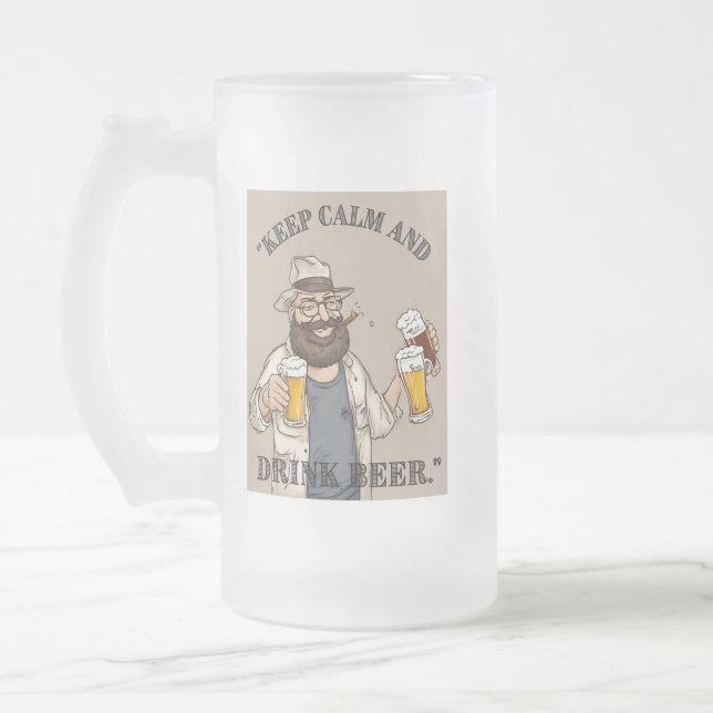 Bier-Angebote Mattglas Bierglas (Links)