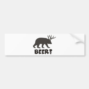Bier? Autoaufkleber