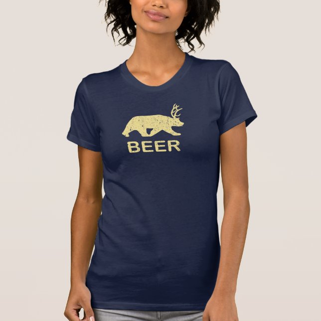 Bier-Bärn-Rotwild T-Shirt (Vorderseite)