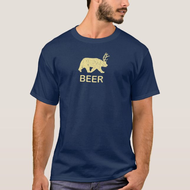 Bier-Bärn-Rotwild T-Shirt (Vorderseite)