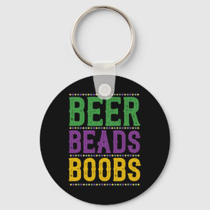 Bier Beads Breast Karneval Paradies Geschenk Funny Schlüsselanhänger