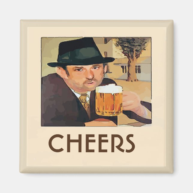 Bier, Beifall, Text ändern Magnet (Vorne)