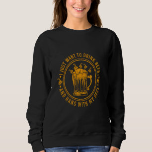Bier Betrunkener Bienenhalter Sweatshirt