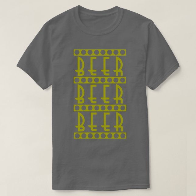 Bier Bier Bier 2 T-Shirt (Design vorne)