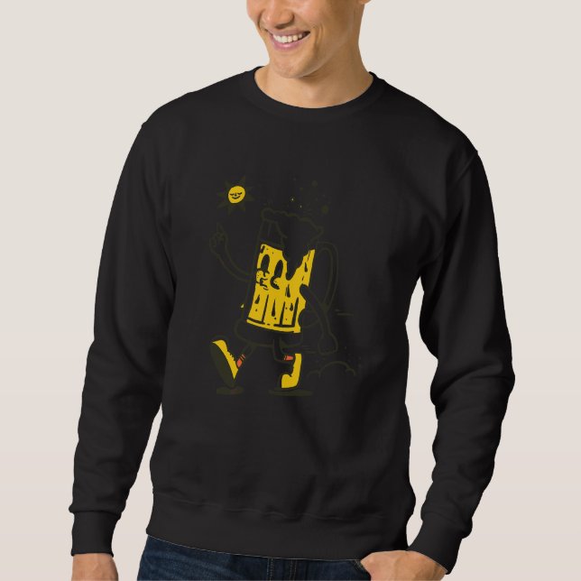 Bier Bier Getränk Sweatshirt (Vorderseite)