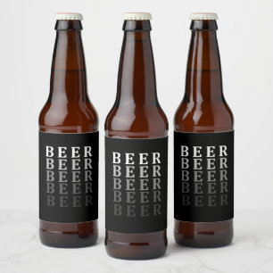 Bier, Bierliebhaber Bierflaschenetikett