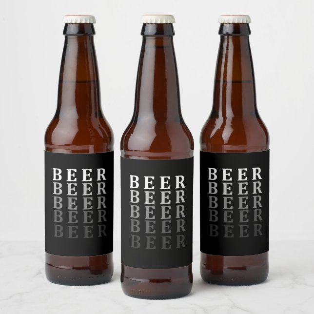 Bier, Bierliebhaber Bierflaschenetikett (Flaschen)