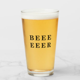 Bier, Bierliebhaber Design Glas