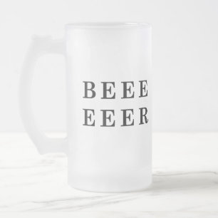 Bier, Bierliebhaber Design Mattglas Bierglas