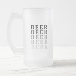 Bier, Bierliebhaber Mattglas Bierglas