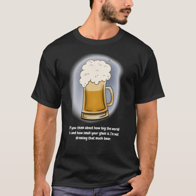 Bier Black T - Shirt (Vorderseite)