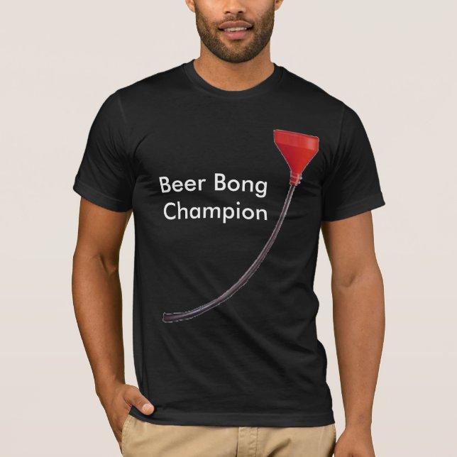 Bier BongChampion T-Shirt (Vorderseite)