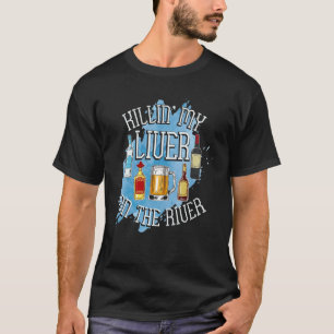 Bier Boot ist ein guter Tag, um auf einem Boot tri T-Shirt