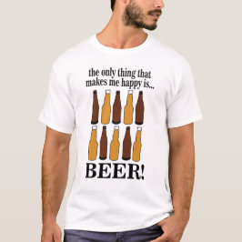 Bier Bottle Funny Beer T-Shirt
