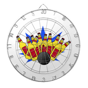 Bier-Bowling Dartscheibe