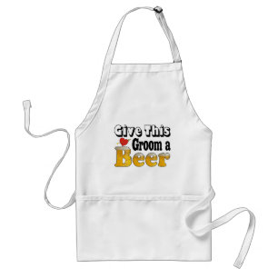 Bier Bräutigam Schürze