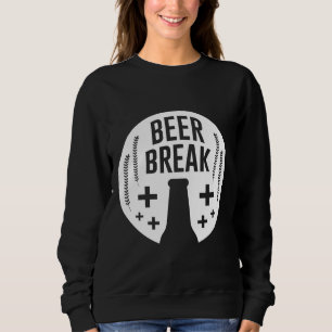 Bier Break Betrunkenes Bier wird von Men Wine B Sweatshirt
