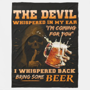 BIER BRINGEN FLEECEDECKE