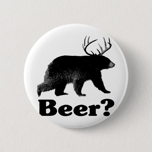 Bier? Button (Vorderseite)