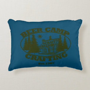 Bier Camp Crafting Est.1967 Blue Dekokissen