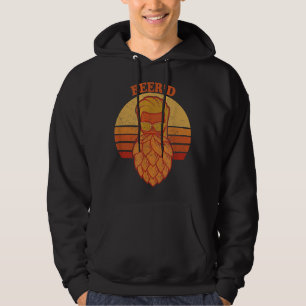Bier d Hops Beer Garden Retro Sunset Hoodie