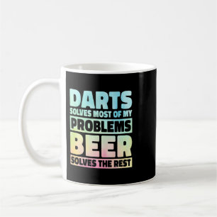 Bier Darts löst die meisten meiner Probleme mit Bi Kaffeetasse