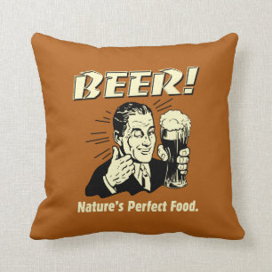 Bier: Das perfekte Essen der Natur Kissen