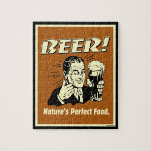 Bier: Das perfekte Essen der Natur Puzzle