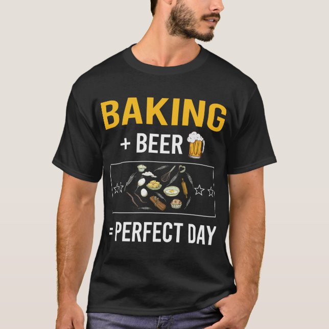 Bier Day Baking Bake T-Shirt (Vorderseite)