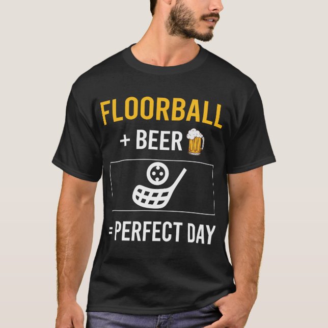 Bier Day Floorball T-Shirt (Vorderseite)