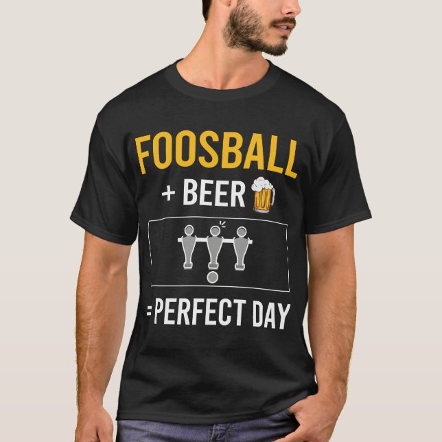 Bier Day Foosball T-Shirt (Vorderseite)