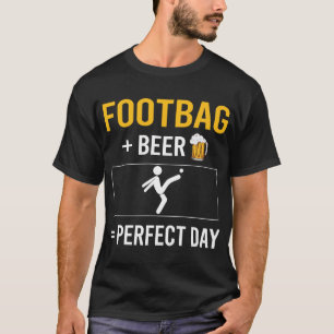 Bier Day Footbag Hacky Sack Sacker T-Shirt