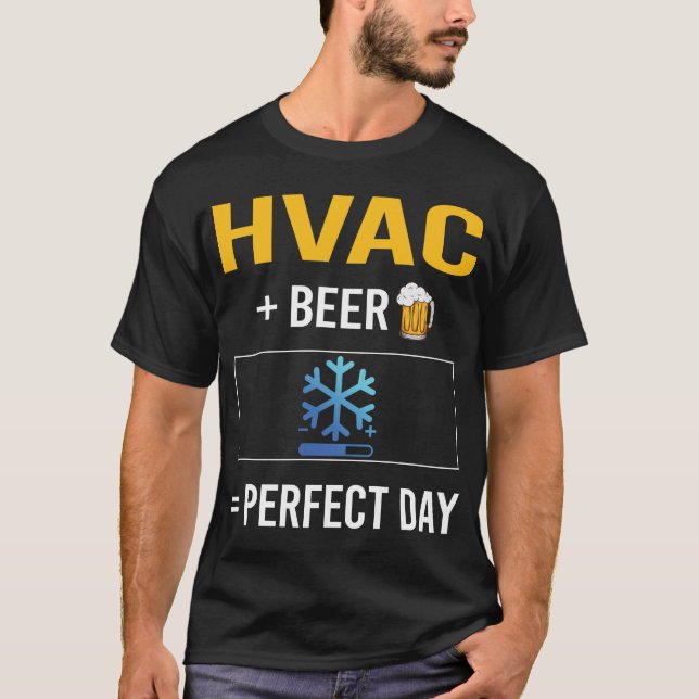 Bier Day HVAC T-Shirt (Vorderseite)