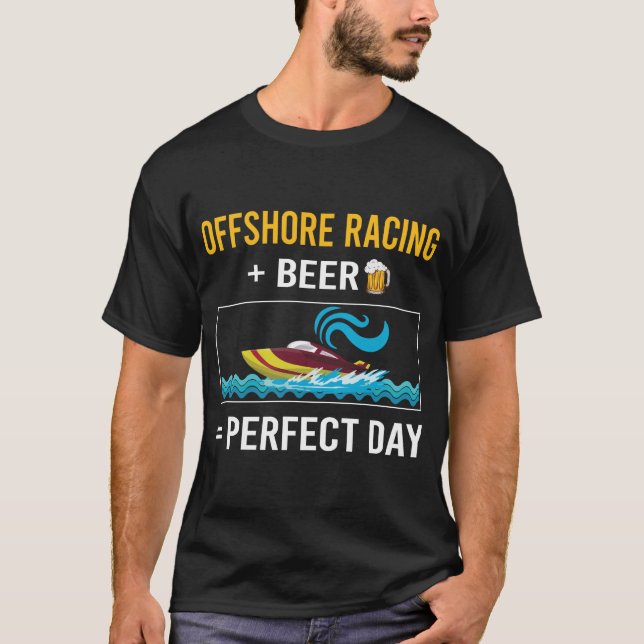 Bier Day Offshore Racing T-Shirt (Vorderseite)